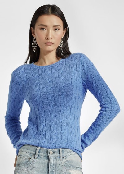 Suéter Ralph Lauren Cable-Knit Cashmere Mulher 09568-FDWR